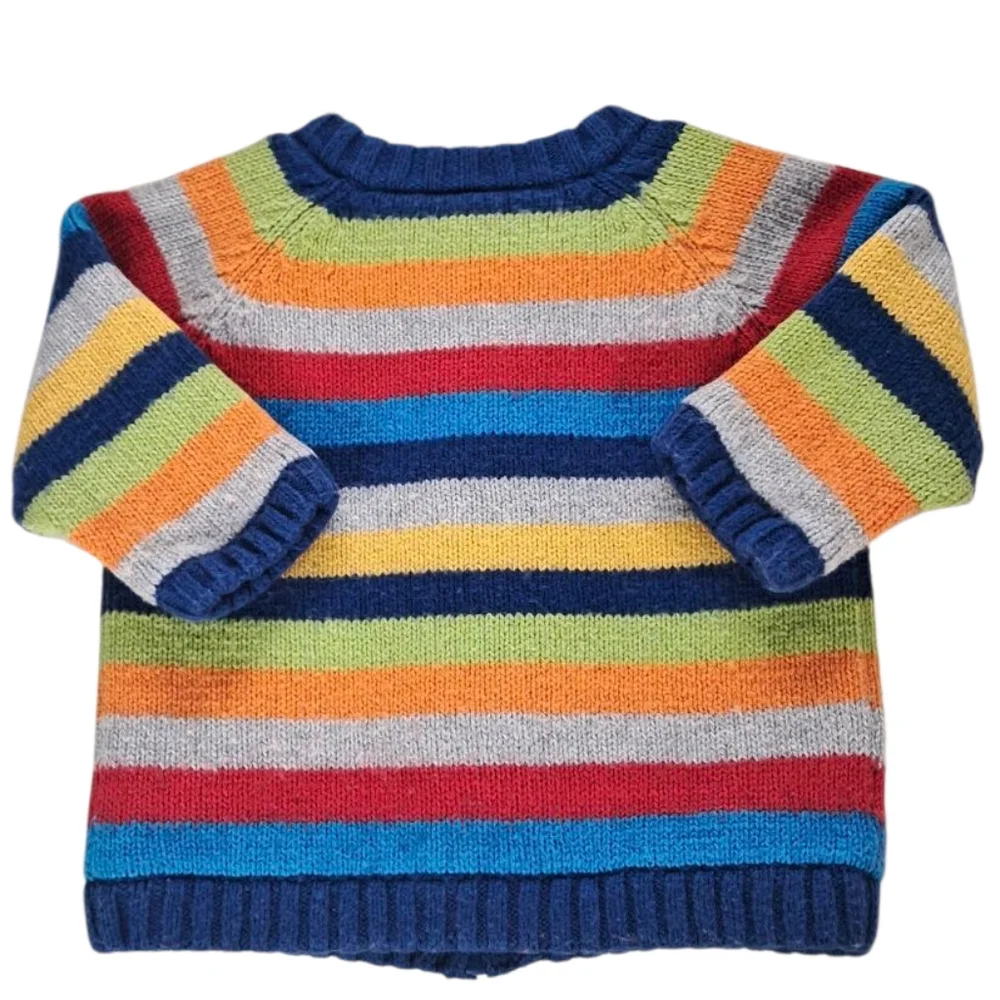 GAP Multicolor Striped Sweater Size 3-6 Months